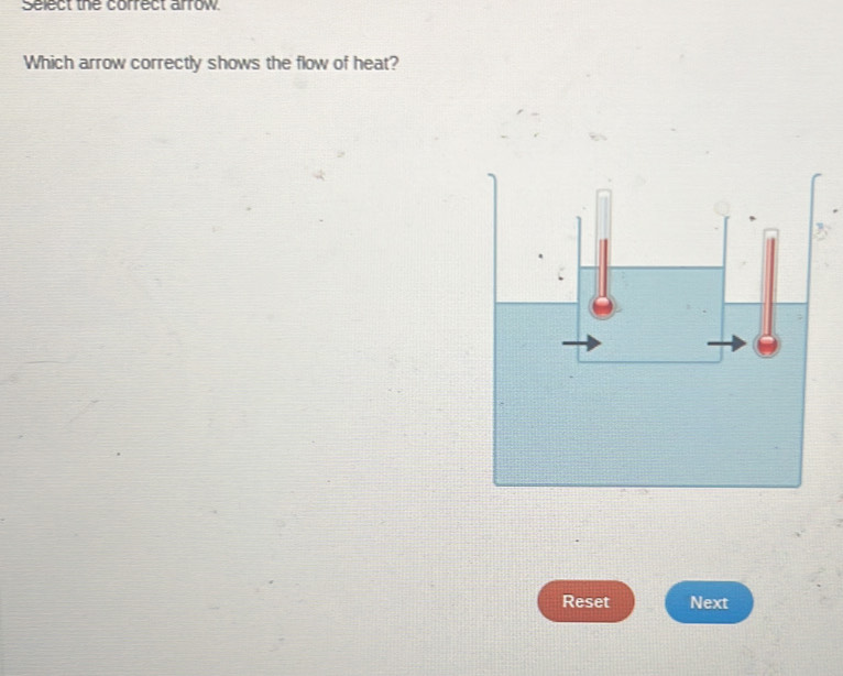 Solved: Select the correct arrow Which arrow correctly shows the flow ...