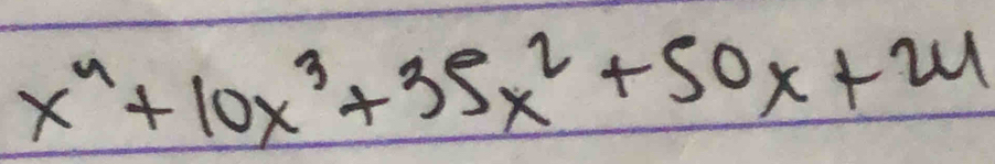 x^4+10x^3+35x^2+50x+24