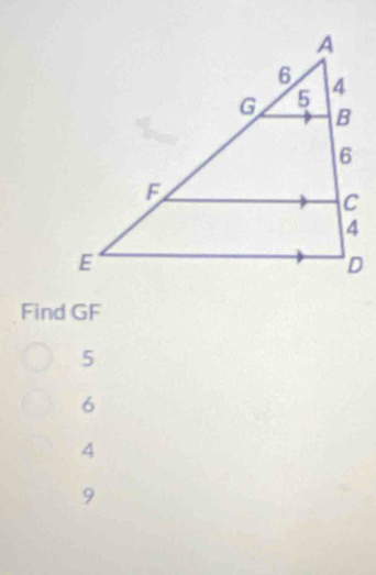 Find GF
5
6
4
9