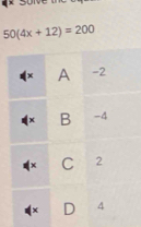 301
50(4x+12)=200