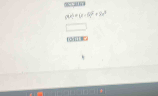 g(x)=(x-6)^2+2x^3