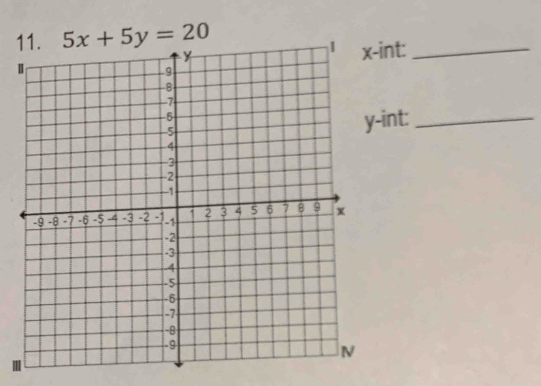 5x+5y=20
int:_ 
int:_