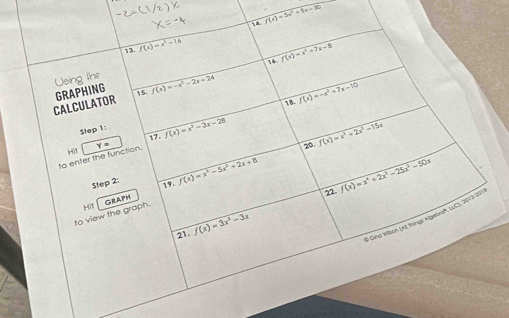 f(x)=5x^2+5x-30