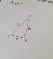 gonometric
sin C