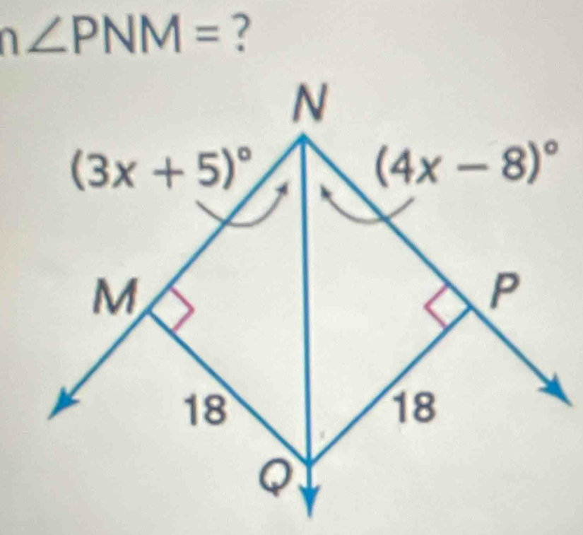 n∠ PNM= ?