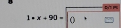 1· x+90=