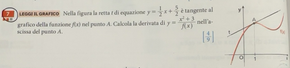 Risolto:LEGGHL GRAFICo Nella figura la retta t di equazione y= 1/2 x+ 5 ...