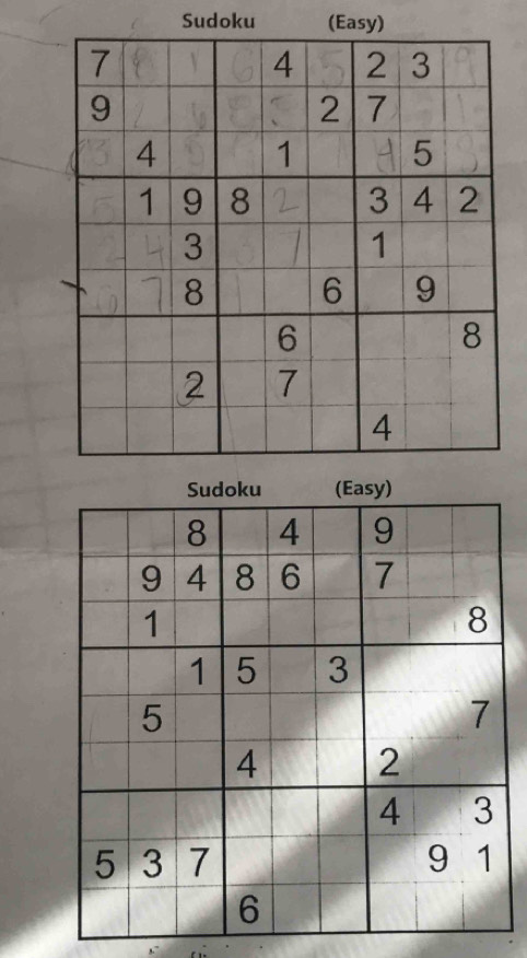 Sudoku (Easy)