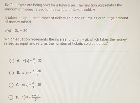 Solved: Raffle tickets are being sold for a fundraiser. The function a ...