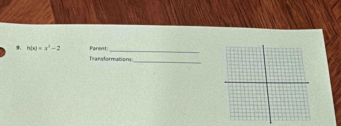 h(x)=x^3-2 Parent: 
_ 
Transformations: