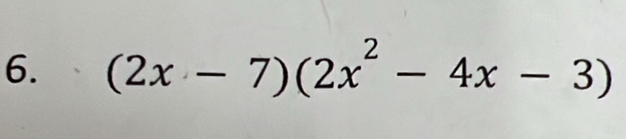 (2x-7)(2x^2-4x-3)