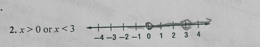 x>0 or x<3</tex>