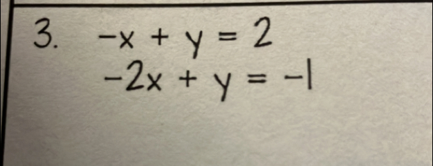 -x+ v = 2
× + - y = −