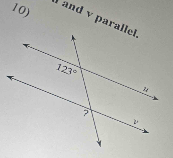 and v parallel