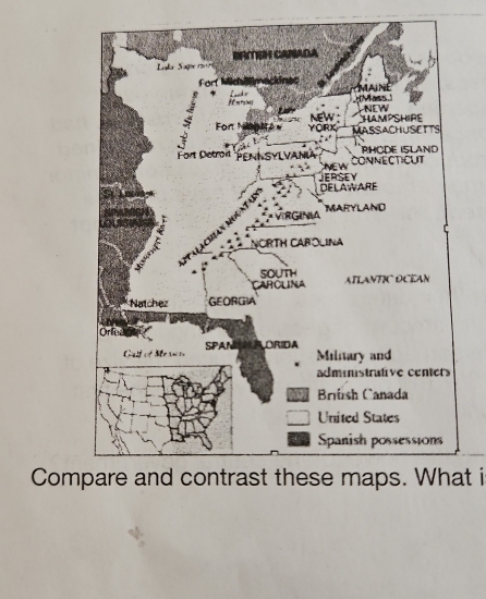 Compare and contrast these maps. What i