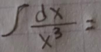 ∈t  dx/x^3 =