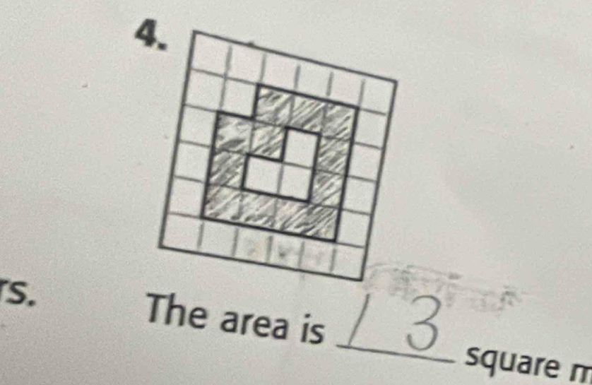 The area is 
square m