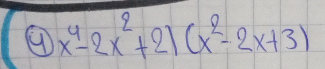 x^4-2x^2+21(x^2-2x+3)