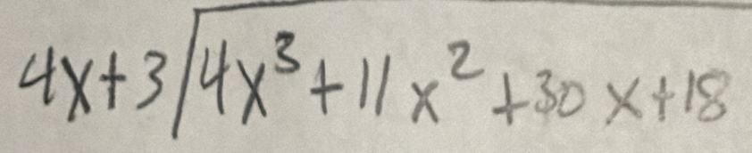 4x+3sqrt(4x^3+11x^2+30x+18)