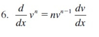  d/dx v^n=nv^(n-1) dv/dx 