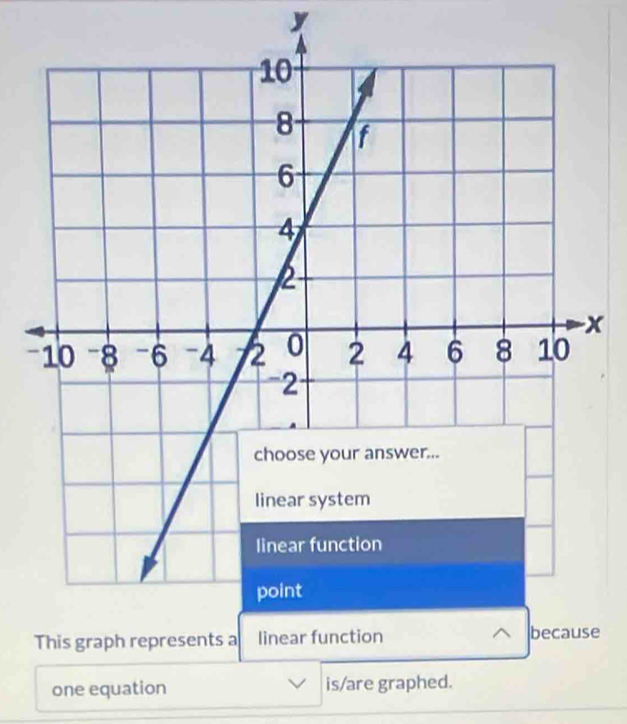 y
x
- 
e 
one equation is/are graphed.