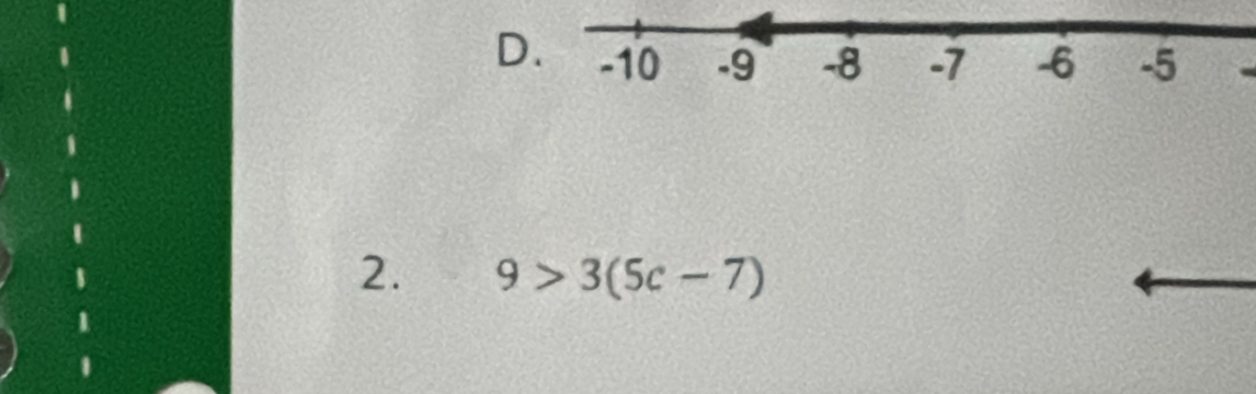 9>3(5c-7)