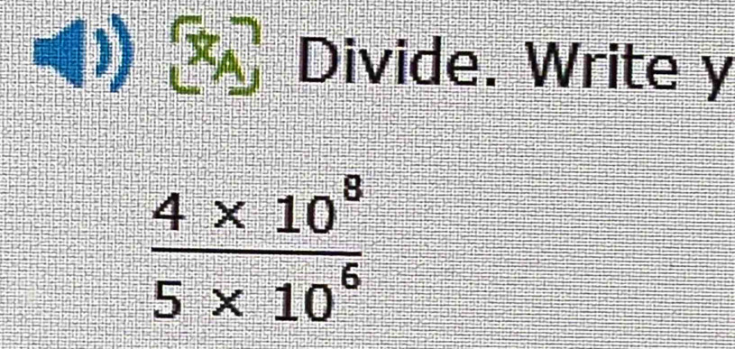 x_A Divide. Write y