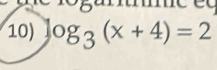 og_3(x+4)=2