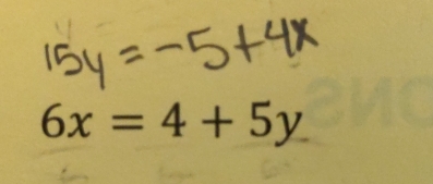 6x=4+5y