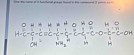 H-C-G-C=C-C-G-C-G-C-G-C-G-C-O-G--C-O-H-C-O+H-C-OH