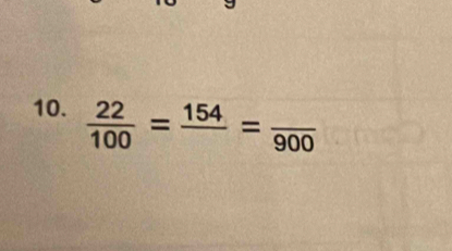  22/100 =frac 154=frac 900