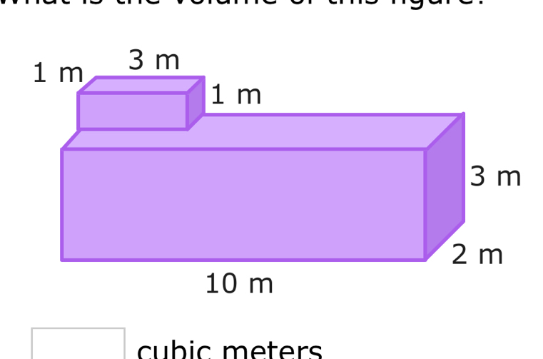 □ cubic meters