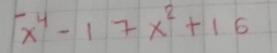 x^4-17x^2+16