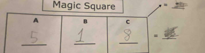 Magic Square 
=