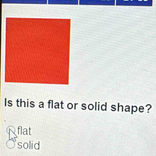 Is this a flat or solid shape?
flat
solid