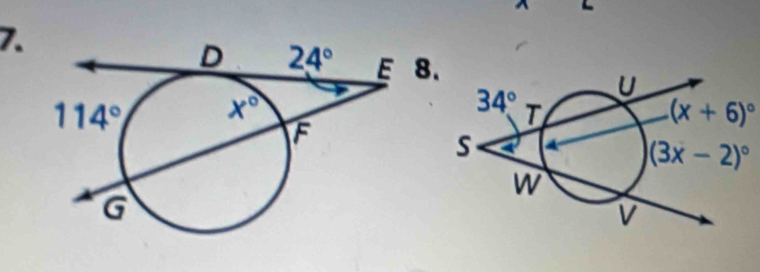 8
(x+6)^circ 