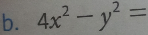 4x^2-y^2=