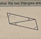 ther the two triangles are