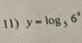 y=log _56^x