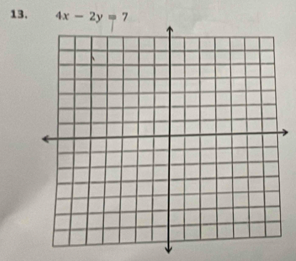 4x-2y=7