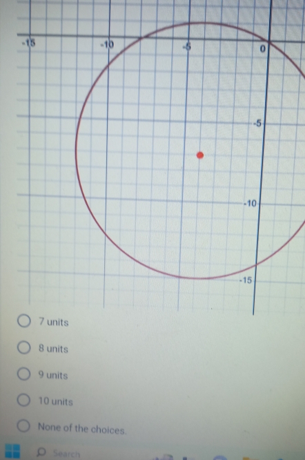 its
9 units
10 units
None of the choices.
D Search