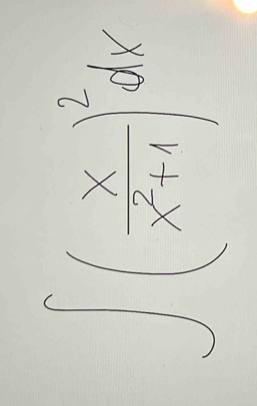 ∈t ( x/x^2+1 )^2dx