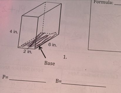 Formula:_ 
. 
_
P=
_
B=