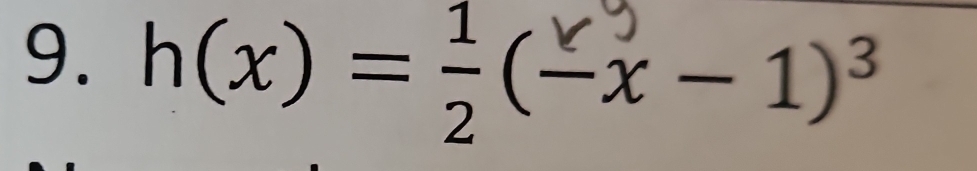 h(x) = ÷(-x - 1)³