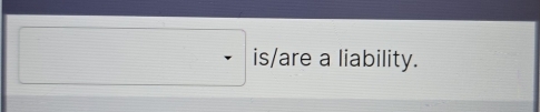 is/are a liability.