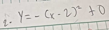 y=-(x-2)^2+0