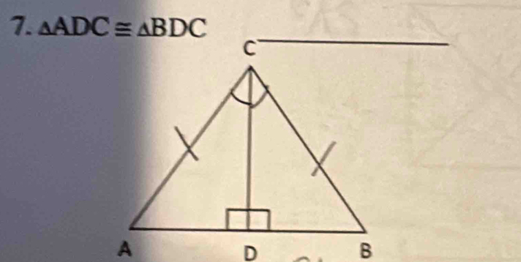 △ ADC≌ △ BDC