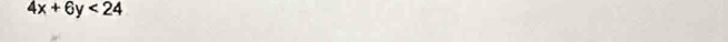 4x+6y<24</tex>
