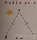 Find the area o