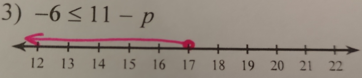 -6≤ 11-p